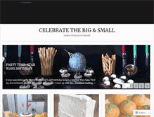 Tablet Screenshot of blog.celebratethebigandsmall.com